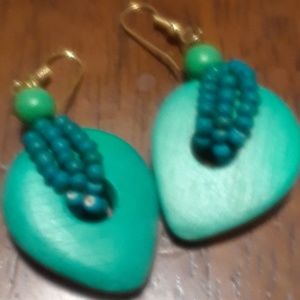 Handmade  Earrings Wood